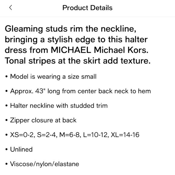 MICHAEL Michael KORS DRESS. - Picture 5 of 5